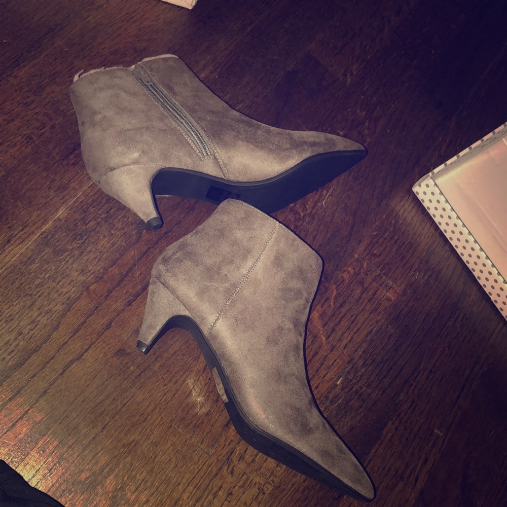 Brand new grey booties size 7
